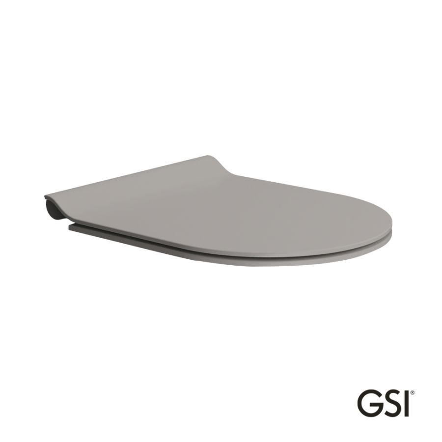 Κάλυμμα Λεκάνης Norm, Pura, Kube, Super Slim Soft Close GSI Tortora MS86SC-440