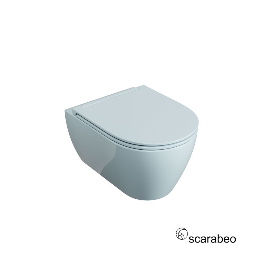 Λεκάνη Κρεμαστή GLAM/50,5 Twist με κάλυμμα Slim Soft Close, Scarabeo Air Glossy 520100SC-620