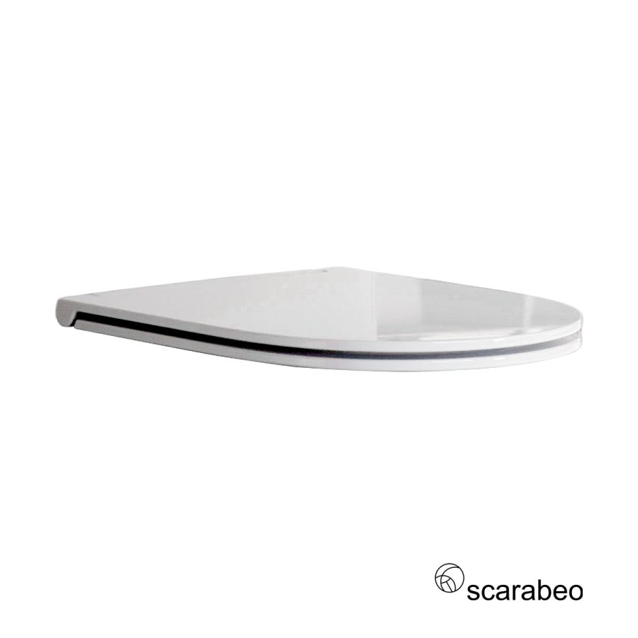 Κάλυμμα Λεκάνης MOON 5520 Slim Soft Close Scarabeo White 5535BS-300