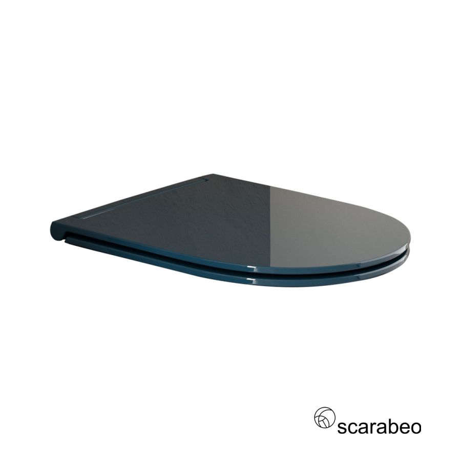 Κάλυμμα Λεκάνης GLAM 5201 Slim Soft Close Scarabeo Ocean Glossy 5535BS-600G