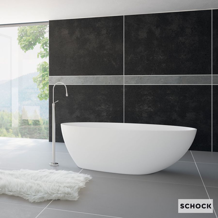 Μπανιέρα Ελεύθερης Τοποθέτησης CLIFF Freestanding 170x85, SCHOCK White Matt CLI17085-301