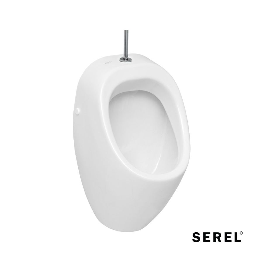 Oυρητήριο Orkide παροχή πάνω, χωρίς σιφών, SEREL White 0139U-300