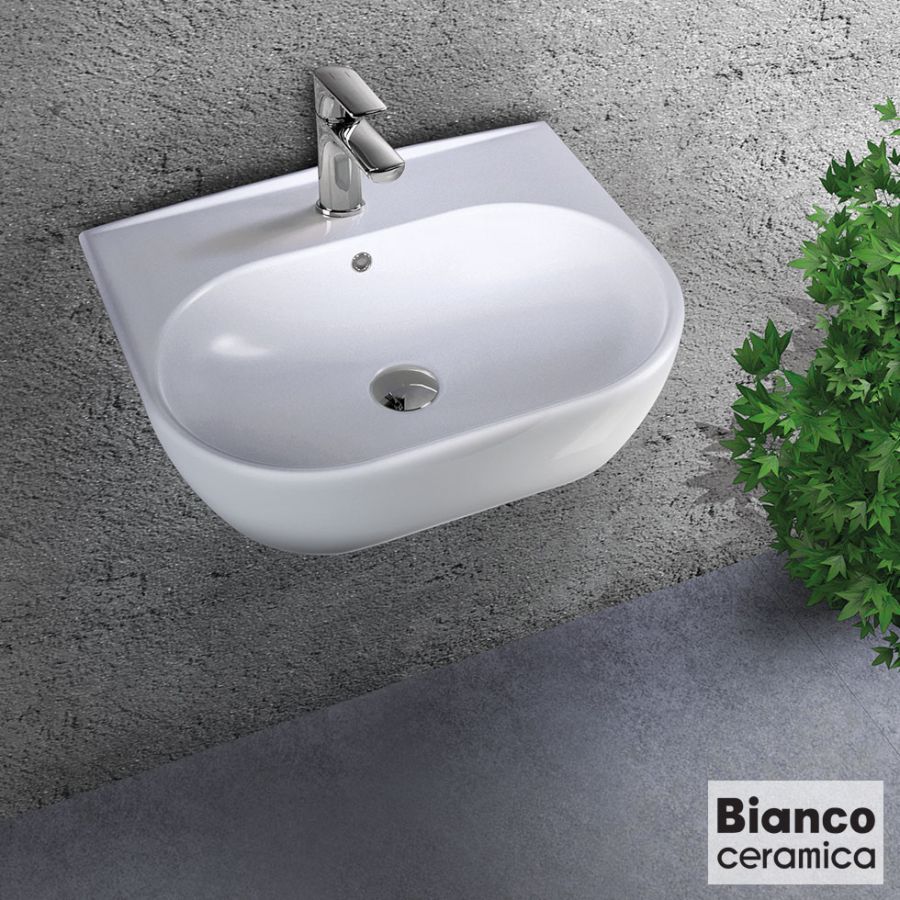 Νιπτήρας Πορσελάνης Studio 51x42 Bianco Ceramica White 39050-300