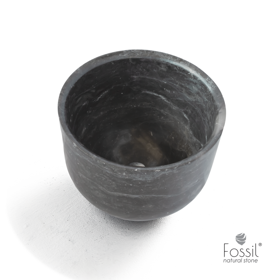 Νιπτήρας Μαρμάρινος  Bucket Φ42 h.35 Fossil Grey MR42-410