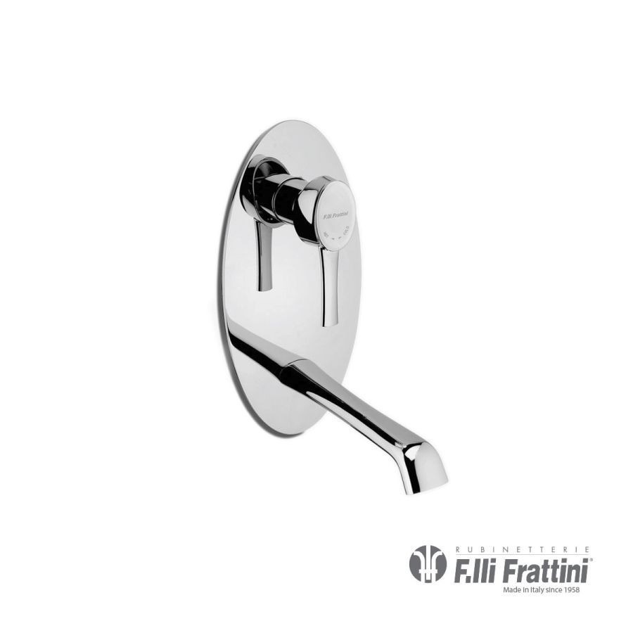 Μπαταρία Νιπτήρα Τοίχου Delizia Frattini Chrome 58035-100