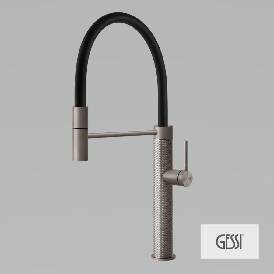 ΜΠΑΤ.ΝΕΡΟΧ. CESELLO GESSI INOX316 STEEL BRUSHED 60014-239