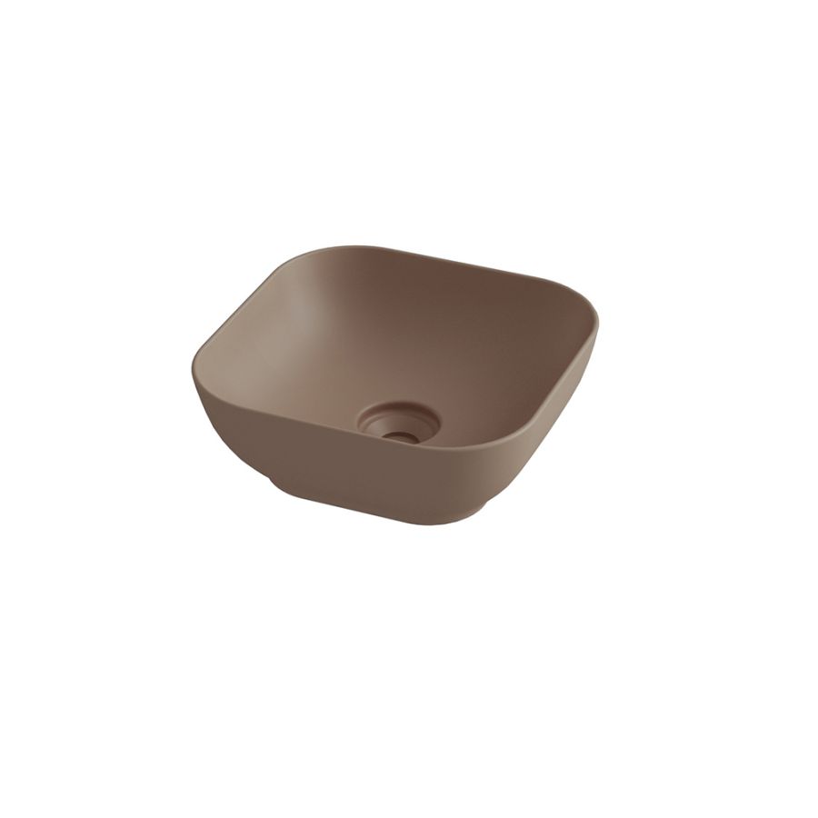 Olympia Trend Square 02 Brown/Beige matt - Νιπτήρας Επικαθήμενος χωρίς βαλβίδα 60135