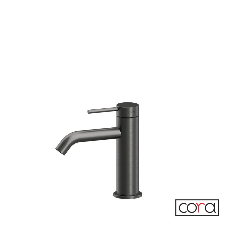 Μπαταρία Νιπτήρα με Βαλβίδα Clic-Clac Cosmo PVD Black Brushed Inox 316L 6111-411