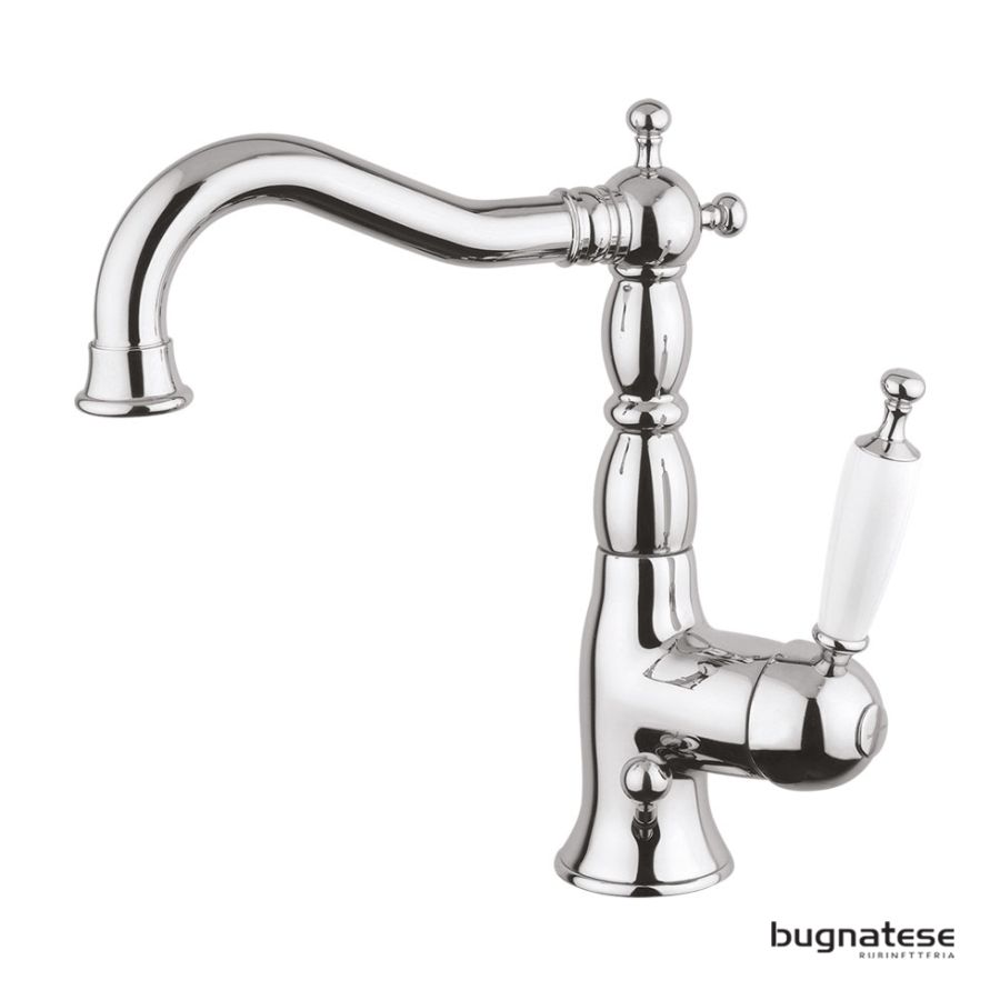 Μπαταρία Νιπτήρα με Αυτόματη Βαλβίδα Oxford Bugnatese Chrome 6313-100