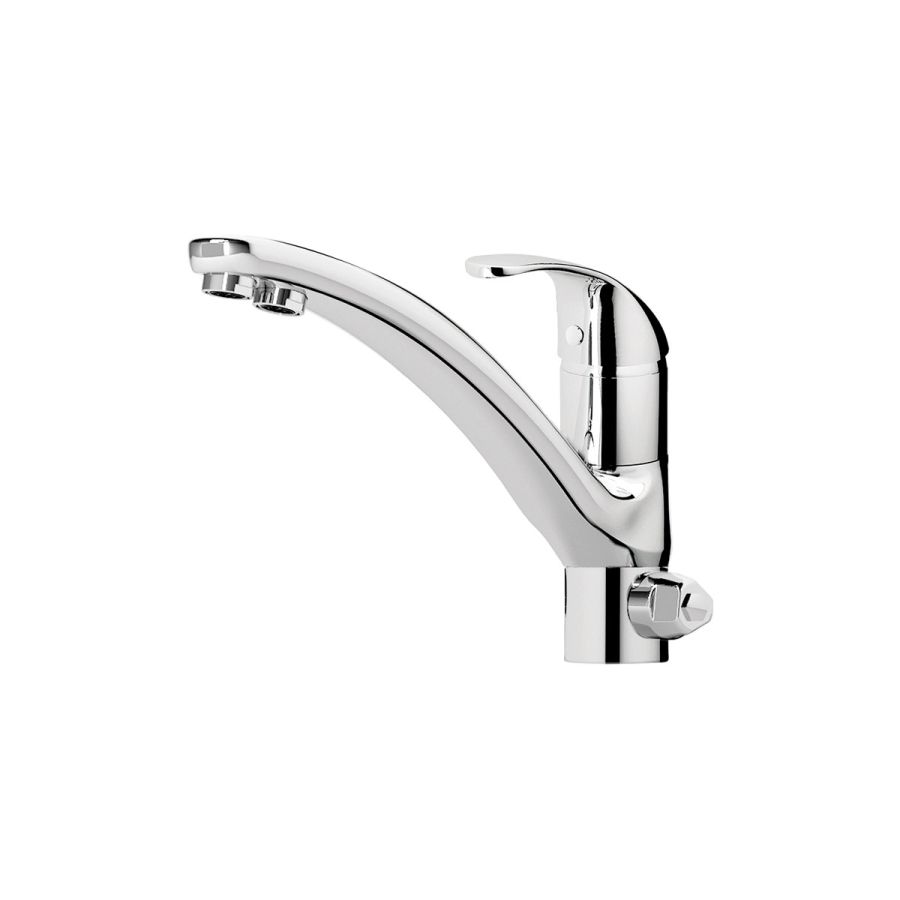 Μπαταρία Νεροχύτη Κουζίνας Filter-tap Eurorama Chrome 700334-100
