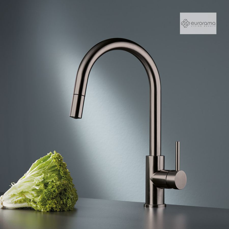 ΜΠΑΤ.ΝΕΡΟΧ. EURORAMA INOX PVD BLACK BRUSHED 702600-411