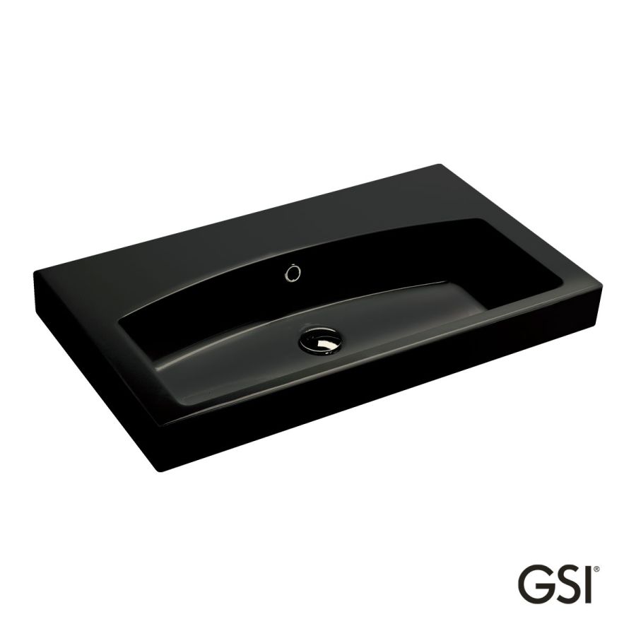 ΝΙΠΤΗΡΑΣ LOSANGA FLAT 75x42,5 (1 οπή+2 προχ.) GSI BLACK 7587-400