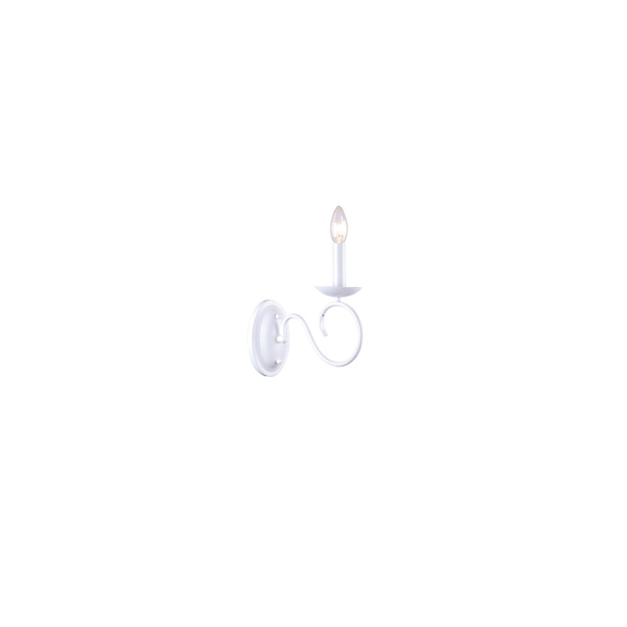 C114-1 LARO WALL LAMP WHITE 1Z1 HOMELIGHTING 77-3660