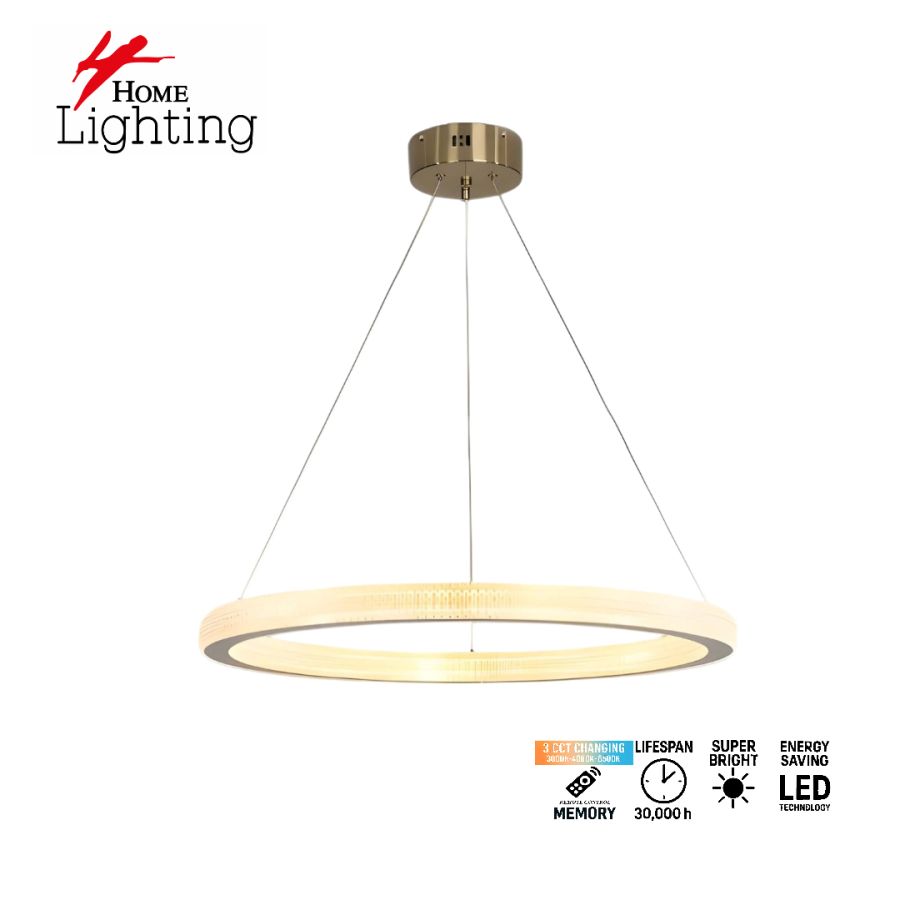 SE LED 80 ELYSIA GOLD MAT 88W 3CCT WITH REMOTE CONTROL+MEMORY IP20 2 YEARS WARRANTY A2 HOMELIGHTING 77-50993