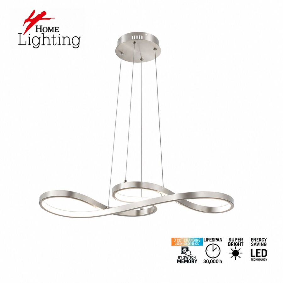 SE LED 120 OTTO CHROME 3CCT WITH MEMORY 2 YEARS WARRANTY HOMELIGHTING 77-51153