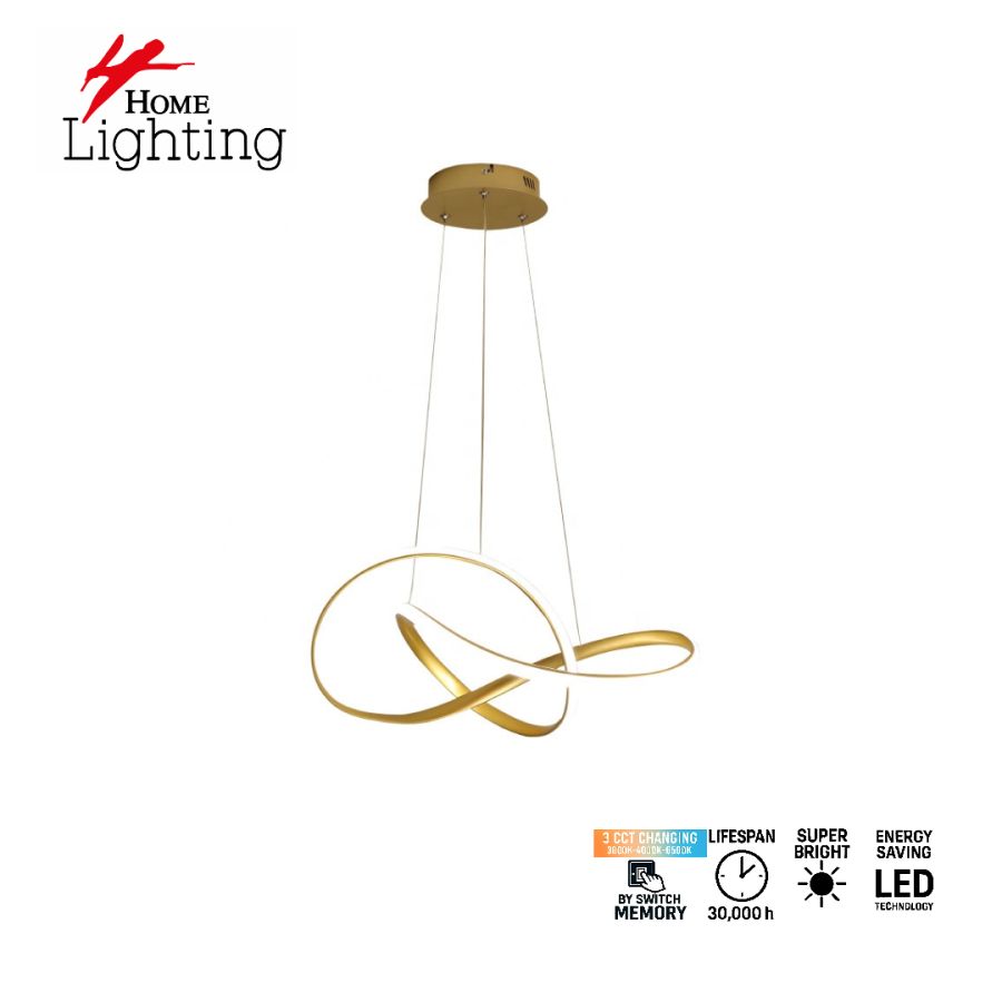 SE LED 120 ORBITA GOLD 3CCT WITH MEMORY 2 YEARS WARRANTY HOMELIGHTING 77-51155