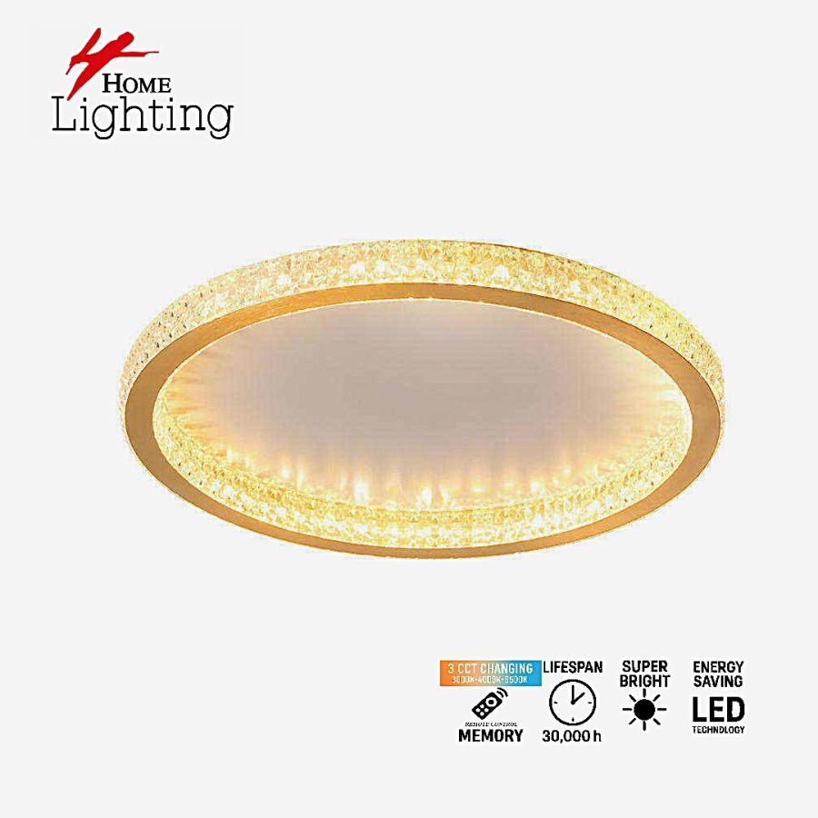 SE LED 50 SUN GOLD 3CCT WITH REMOTE CONTROL 50cm 2 YEARS WARRANTY HOMELIGHTING 77-51202