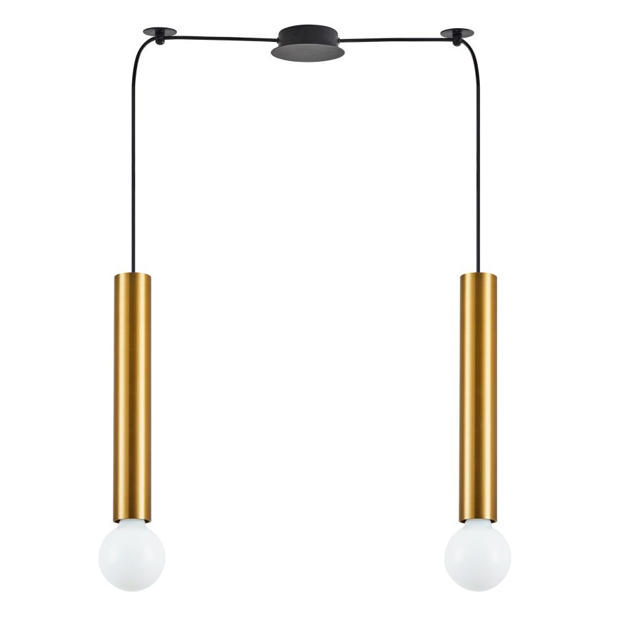 SE21-GM-5-BL2 ADEPT TUBE GOLD MATT Gold Matt Pendant+ HOMELIGHTING 77-8681