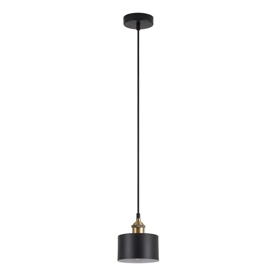 SE21-BR-10-MS1 MAGNUM BRONZE Black Metal Shade Pendant+ HOMELIGHTING 77-8760