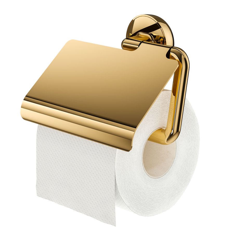 Tiger Cooper Χαρτοθήκη με Κάλυμμα Polished gold 800553  800553