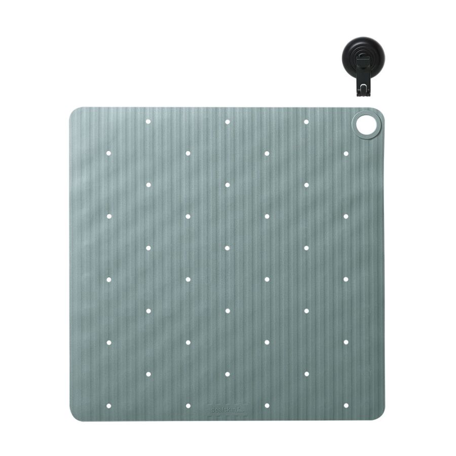 Ribb Αντιολισθητικό Πατάκι 55x55cm Green with Black Hook Sealskin  800622