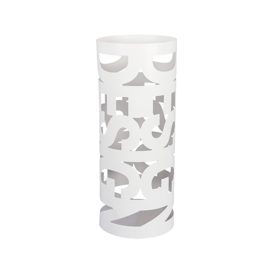 ΟΜΠΡΕΛΟΘΗΚΗ ΜΕΤΑΛΛΙΚΗ ΛΕΥΚΗ ΜΑΤ 19.5x19.5x49cm Eurolamp 819-02519