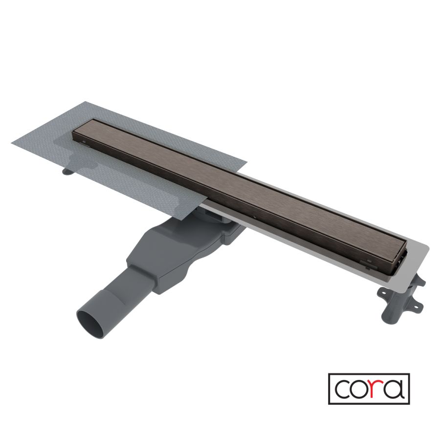 ΚΑΝΑΛΙ ΝΤΟΥΣ NEO 60cm CORA INOX PVD BLACK BRUSHED 82060-411