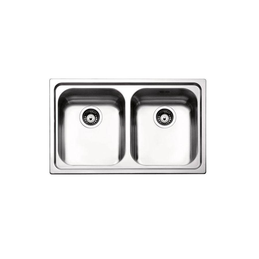 Νεροχύτης Ένθετος Λείος 79*50 εκ. για ερμάριο 80 εκ.Apell Venezia 8380