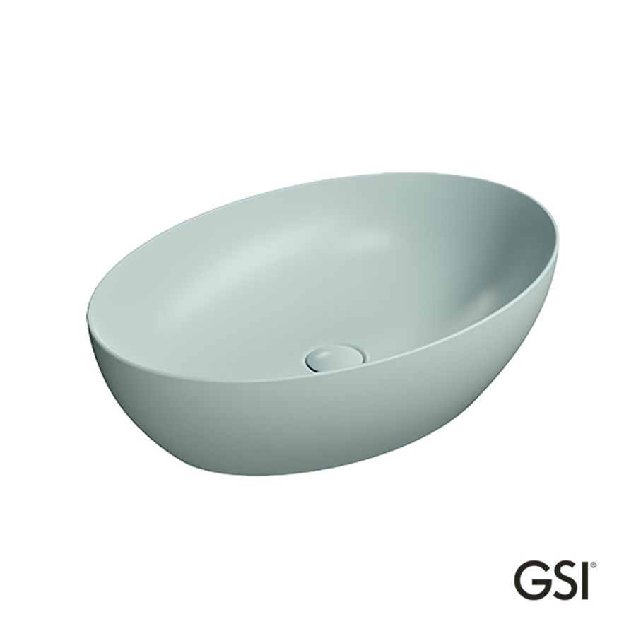 Νιπτήρας Πορσελάνης Pura 60x42 GSI Ghiaccio 8842-920