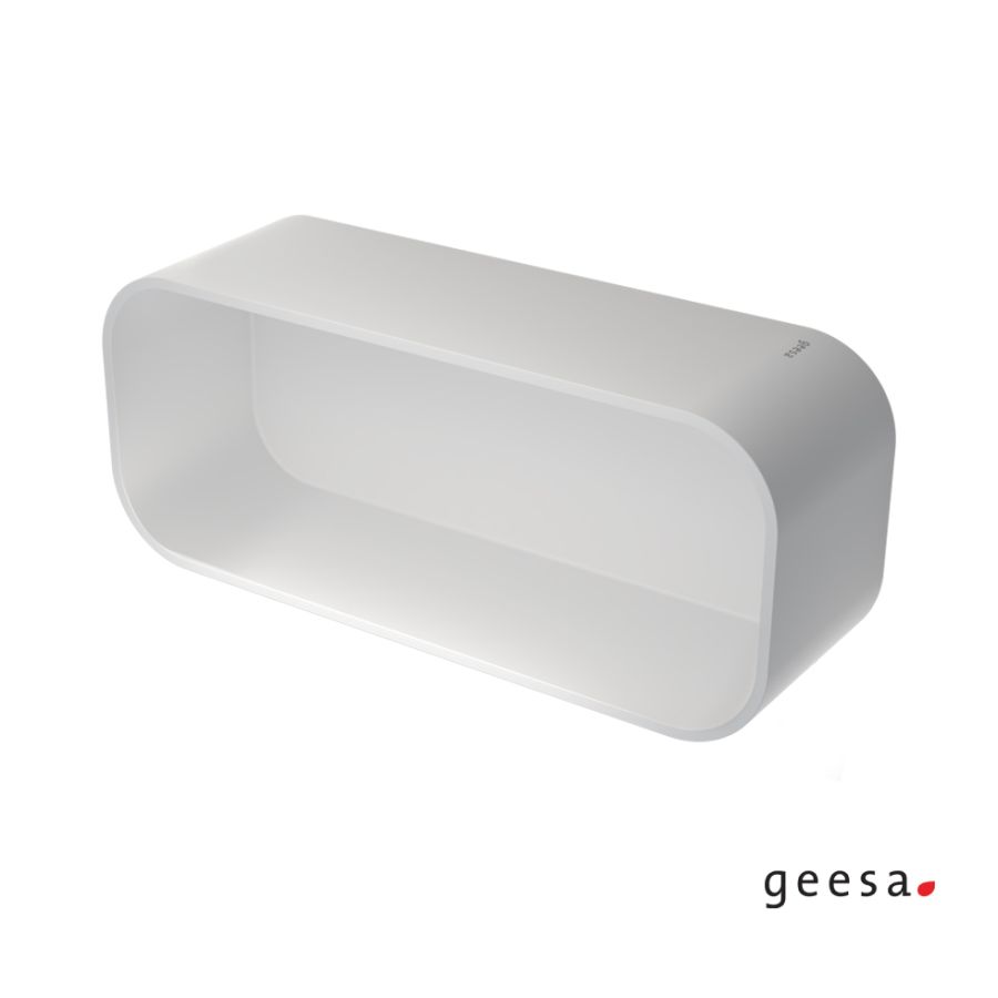 ΜΠΟΥΚΑΛΟΘΗΚΗ 25x11,1 εκ. FRAME GEESA WHITE MATT 8901-300