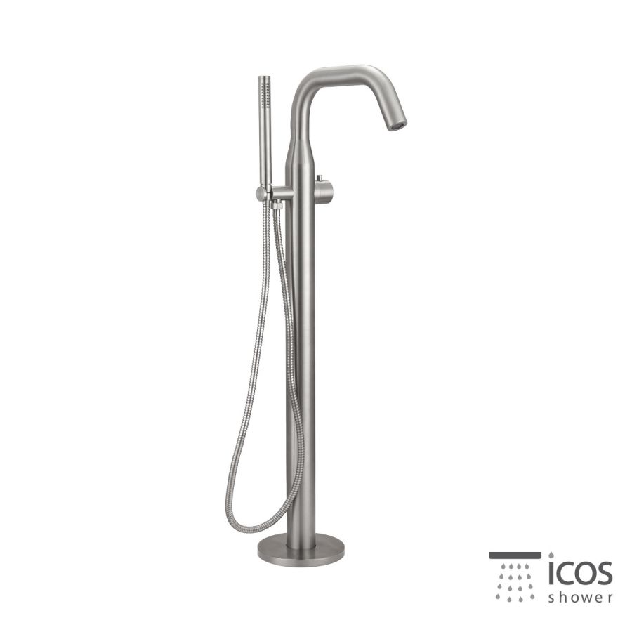 ΜΠΑΤ.ΛΟΥΤΡΟΥ ΕΠΙΔΑΠΕΔΙΑ ΥΨΟΣ 99,50 εκ. ICOS 316 BRUSHED INOX 90012-111