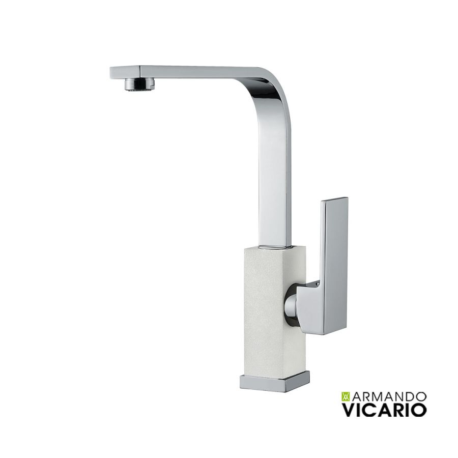 Μπαταρία Νεροχύτη Κουζίνας Kubo White Granite  35510-1300