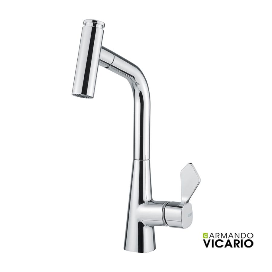 Μπαταρία Νεροχύτη Κουζίνας Mood Vicario Chrome  400742-100