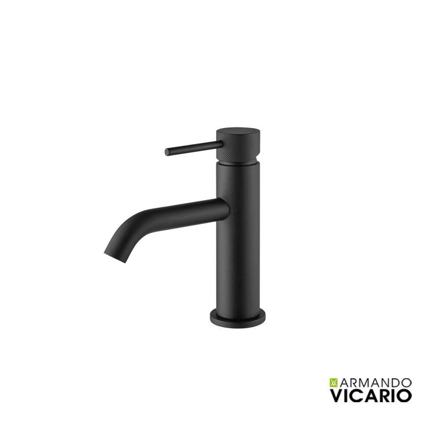 Μπαταρία Νιπτήρα με Βαλβίδα Clic-Clac Industrial Vicario Black Matt 500479-400