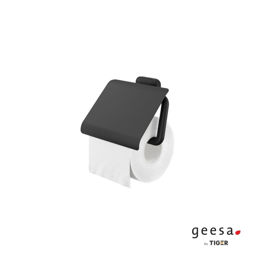 Χαρτοθήκη με Κάλυμμα carv Tiger Geesa Black Matt 800239-400