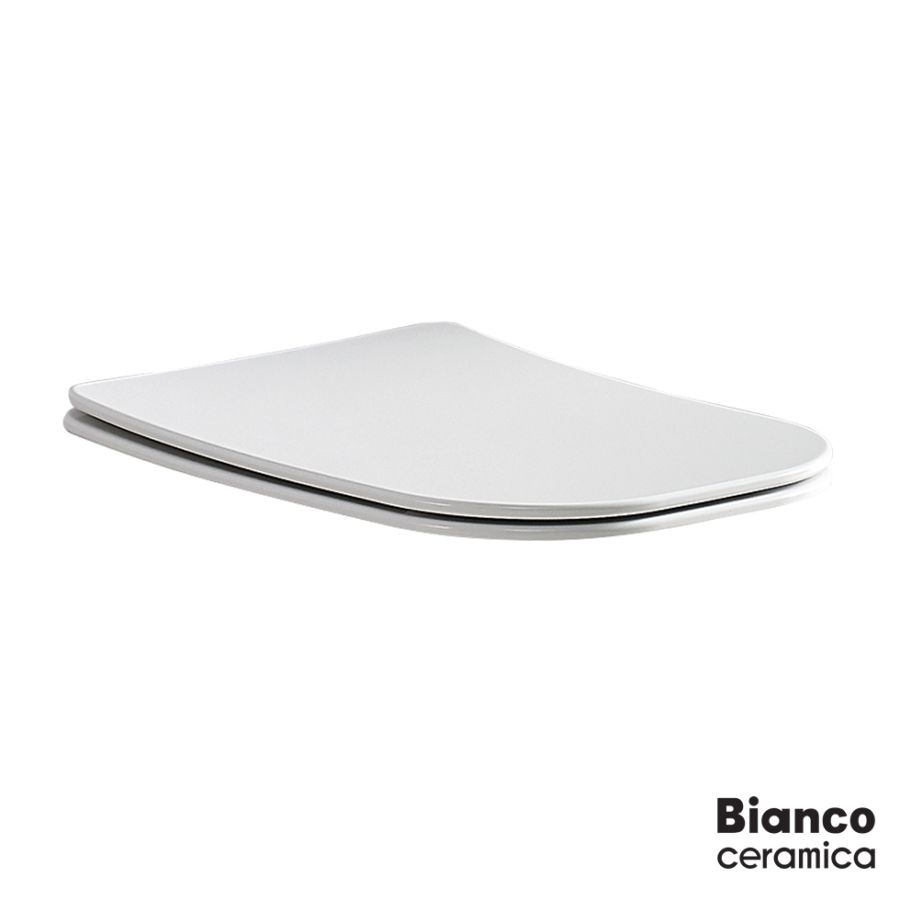Κάλυμμα Λεκάνης DL110 DL120 Slim Soft Close, Bianco Ceramica White 9500SC-300