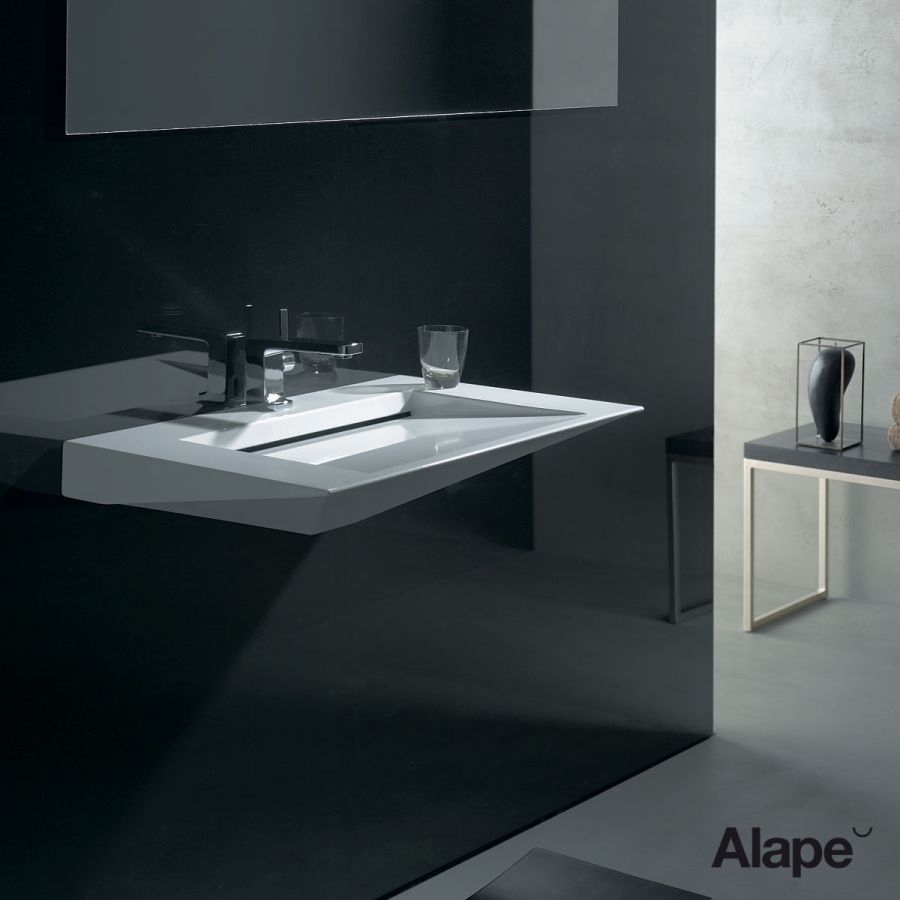 ΝΙΠΤΗΡΑΣ WT.RL800H 80x49,5 (1 οπή) ALAPE WHITE 4257-300