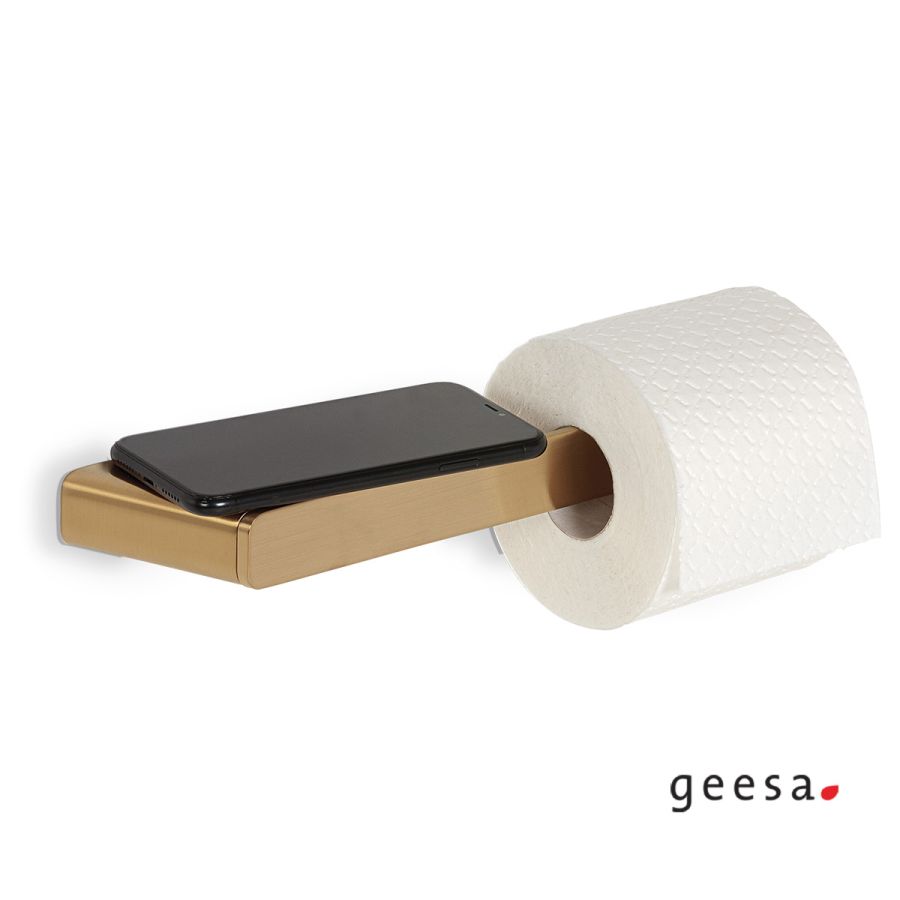 ΧΑΡΤΟΘΗΚΗ ΜΕ ΕΤΑΖΕΡΑ SHIFT GEESA BRUSHED GOLD 9924-201