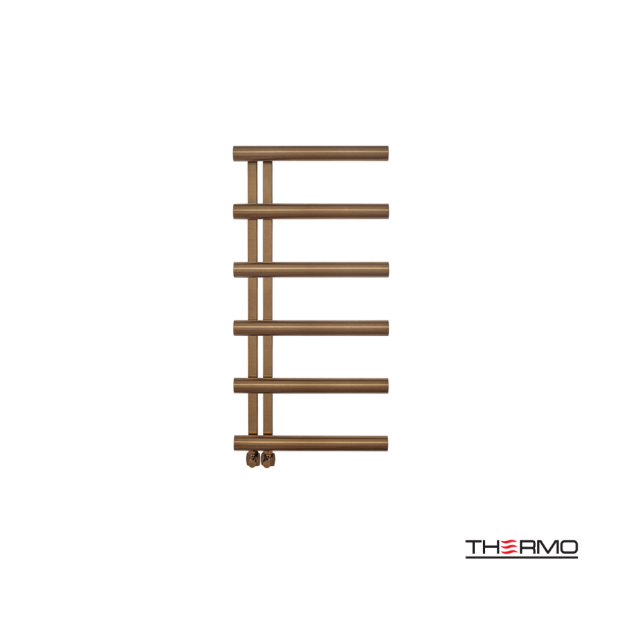 Θερμαινόμενη Πετσετοκρεμάστρα μπάνιου Inox ACCENT  100x50 Antique Brass ACC10050-221