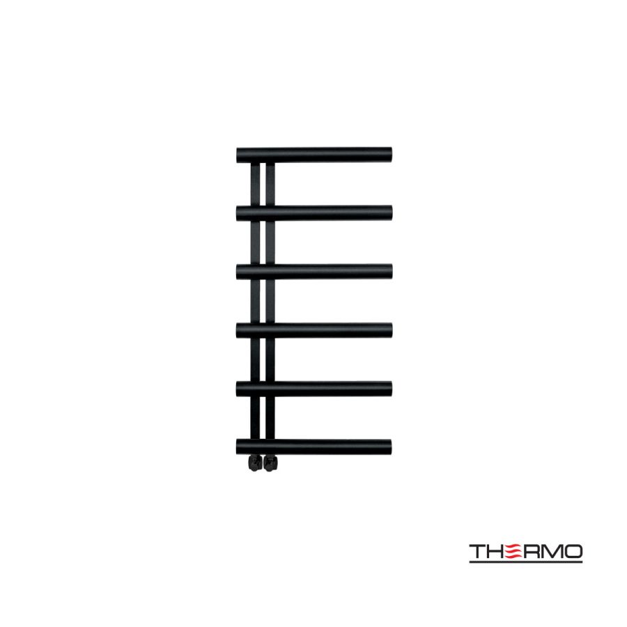 Θερμαινόμενη Πετσετοκρεμάστρα μπάνιου Inox ACCENT  100x50 Silk Black ACC10050-401