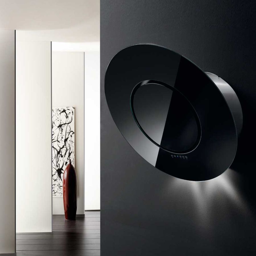 MOON 74 ΑΠΟΡΡΟΦΗΤΗΡΑΣ AIRONE ΚΡΥΣΤΑΛΛΟ ΜΑΥΡΟ  AIQ5100-400