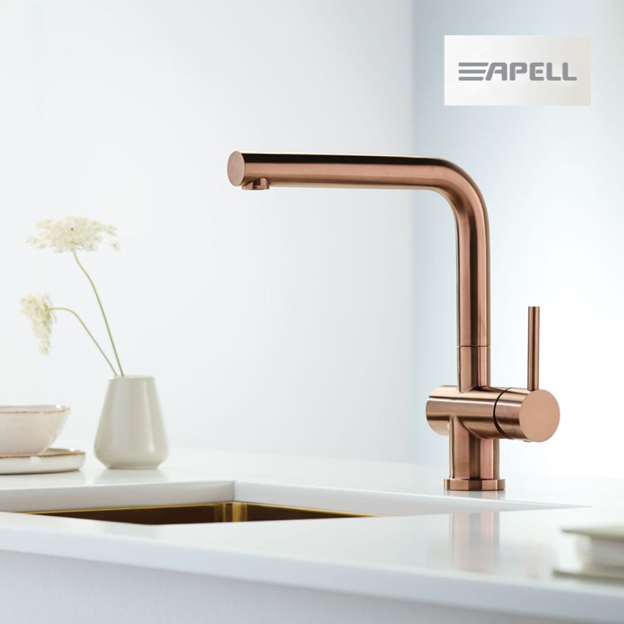 ΜΠΑΤ.ΝΕΡΟΧ.APELL INOX PVD COPPER (RAME) AP6030-222