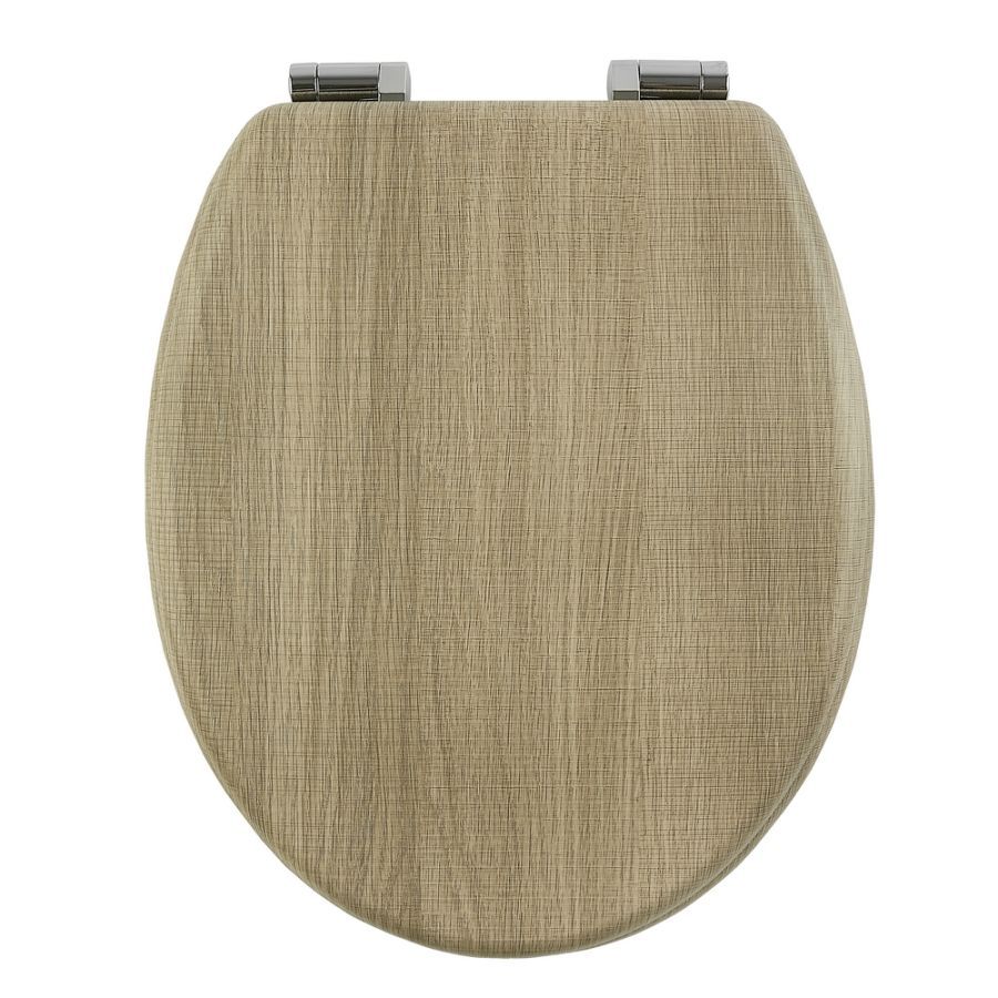 Καπάκι Λεκάνης NATUR από MDF Φυσικό 37x45.7x5.8cm AWD02181702  AWD02181702