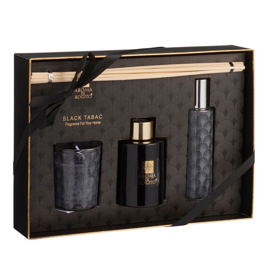 Σετ Αρωματικών Χώρου Black Tabac MRShome DF-0016003