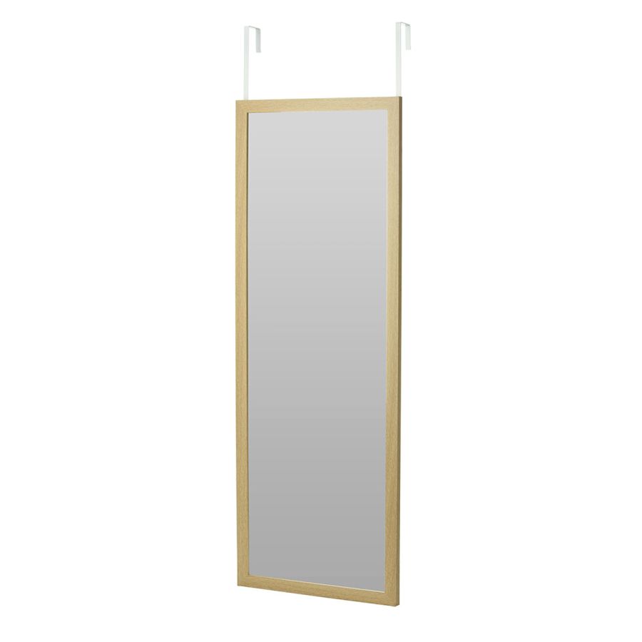 Κρεμαστός Καθρέπτης για Πόρτα από MDF 34x94cm Natural MRShome DF-0036001