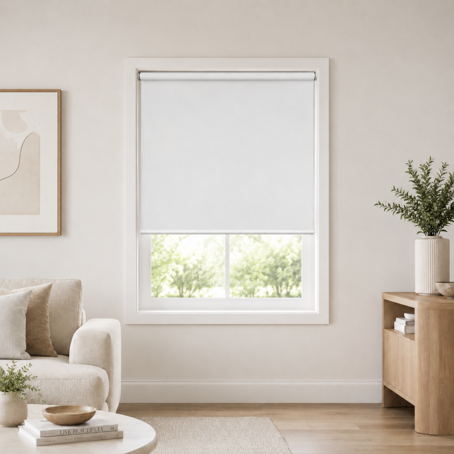 Ρόλερ Μερικής Σκίασης 140x230cm Off-White MRShome DRS-WH140230
