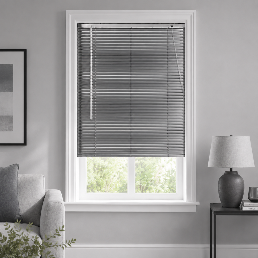 Μεταλλικό Στόρι αλουμινίου 25mm 140x140cm Γκρι MRShome DRV-GR140140