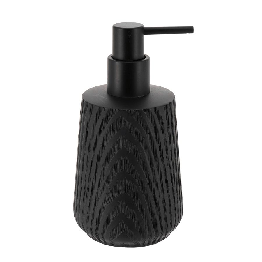 Δοχείο Κρεμοσάπουνου Polyresin Μαύρο MRShome DS-4663L04