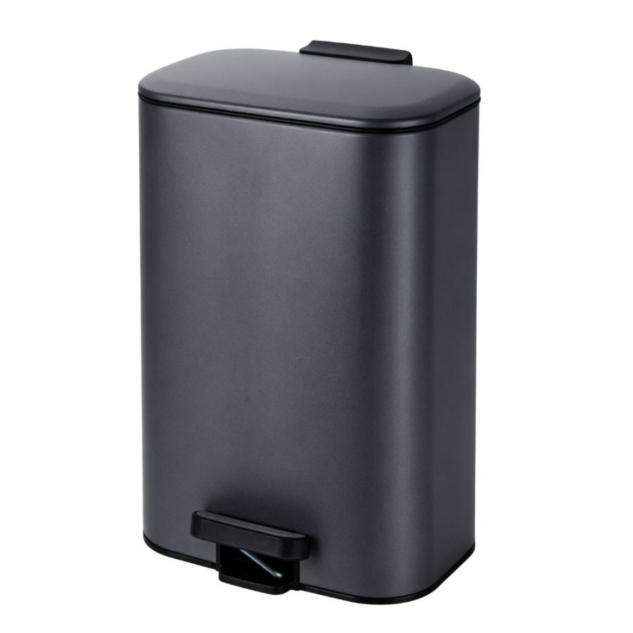 Κάδος Soft Close Μεταλλικός 30L Μαύρος Ματ 36.5x25x54cm MRShome  DS-8847000