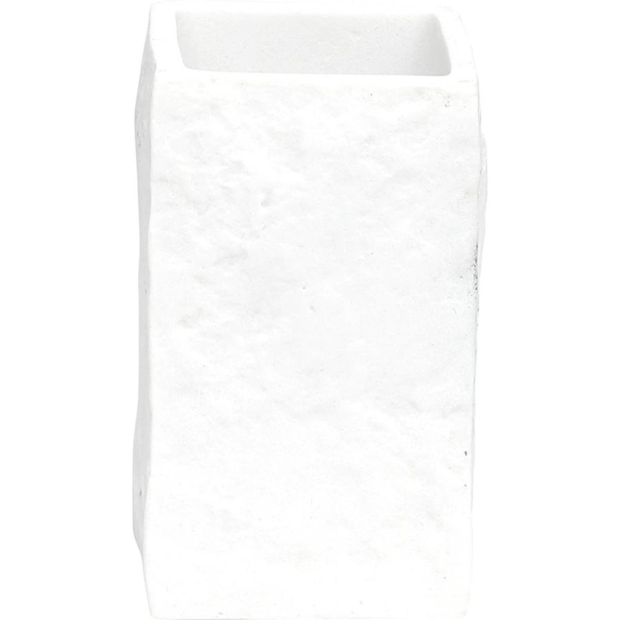 Ποτήρι Οδοντόβουρτσας Polyresin Λευκό MRShome DS-8894L07
